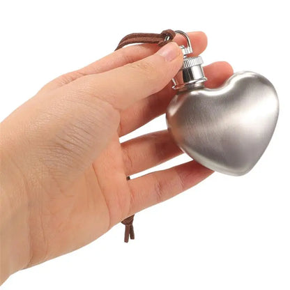 Love's Glow: The Perfect Heart Flask Gift